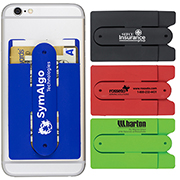 “Kickstart” Two Function Soft Silicone Cell Phone Kickstand & Wallet